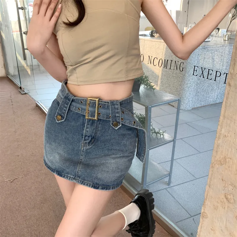 COVT Denim Short Skirts Women's-11