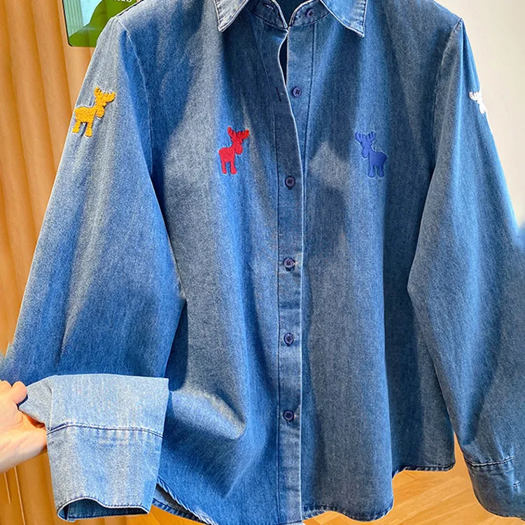 COVT Shirts Women's Denim Shirt-4