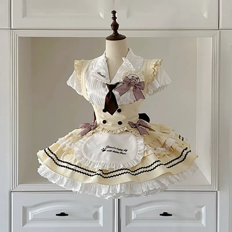 COVT Lolita Dresses Women's Three Piece Set Includes Tie-1