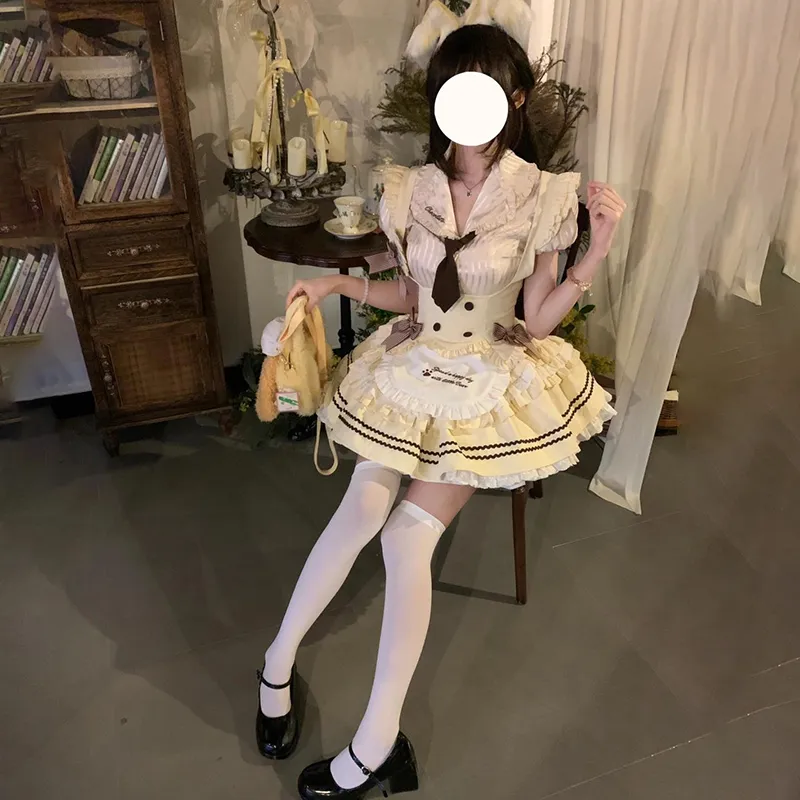 COVT Lolita Dresses Women's Three Piece Set Includes Tie-5