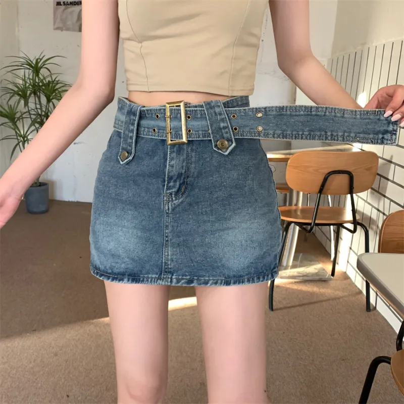 COVT Denim Short Skirts Women's-15