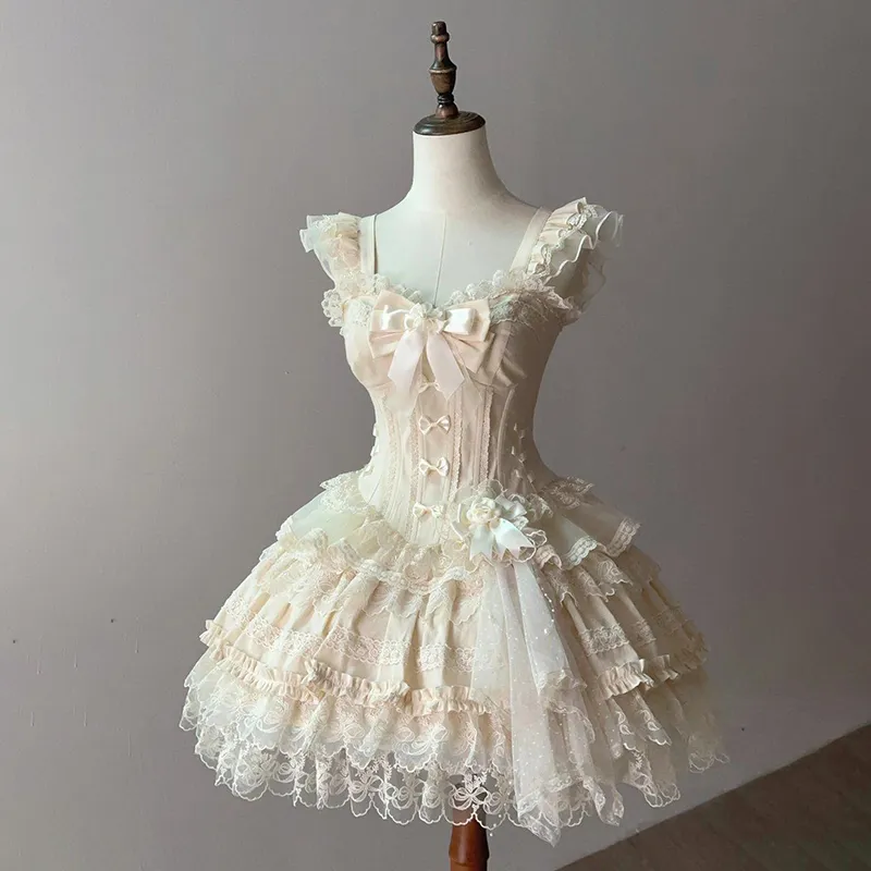 COVT Lolita Dresses Women's Apricot-6