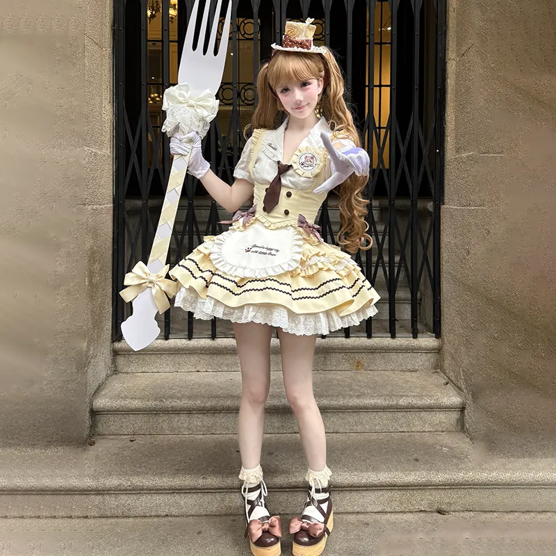 COVT Lolita Dresses Women's Three Piece Set Includes Tie-6