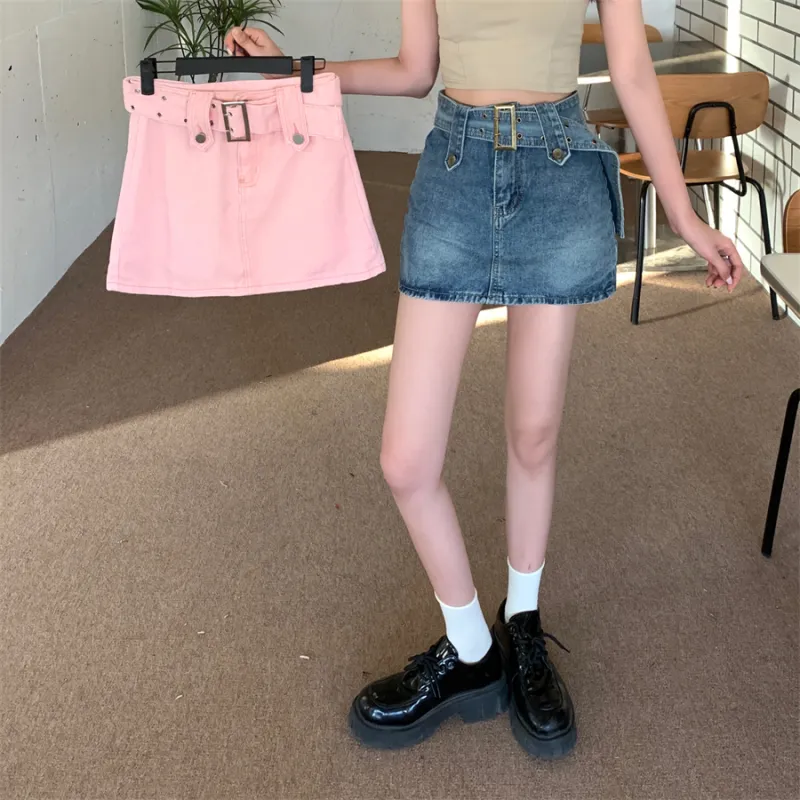 COVT Denim Short Skirts Women's-9