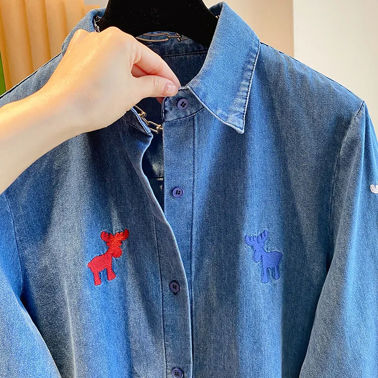 COVT Shirts Women's Denim Shirt-3