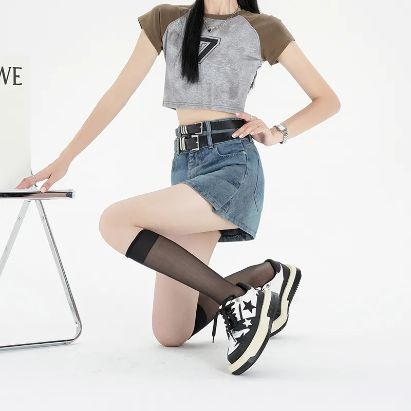 COVT Denim Short Skirts Women's Blue-8