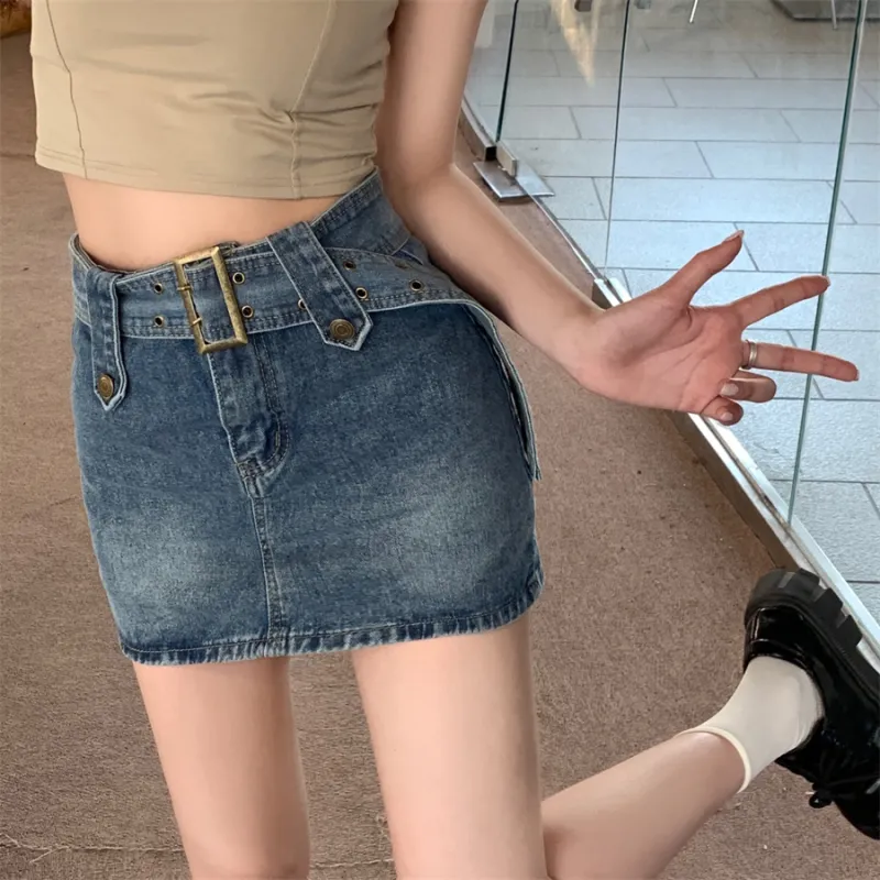 COVT Denim Short Skirts Women's-8