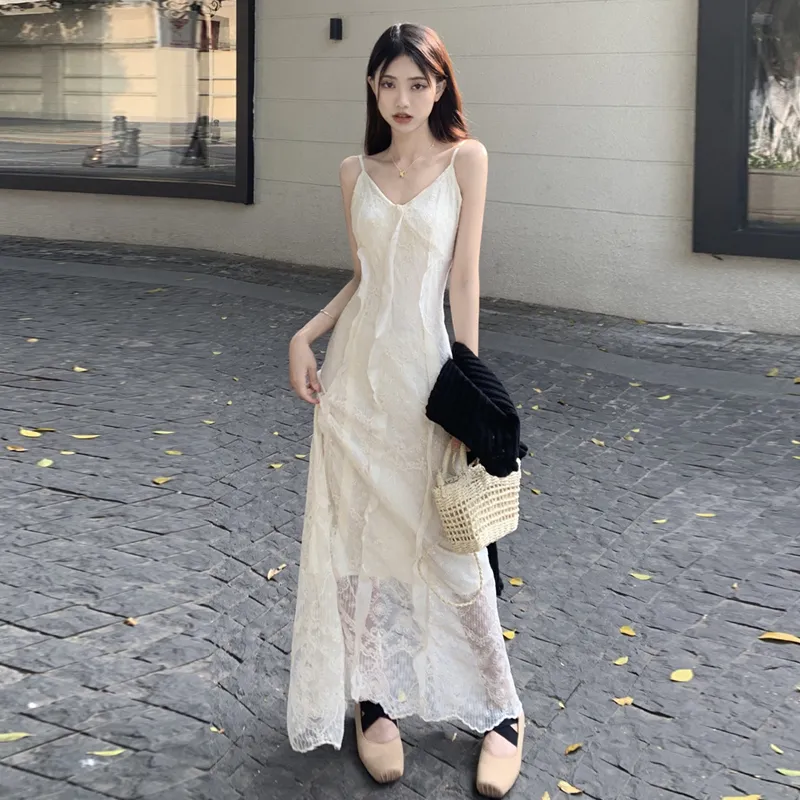 HAPG Slip Dress Women's Apricot Dress-2