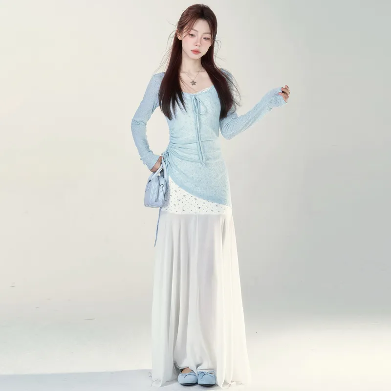 HAPG Two Piece Skirt Sets Women's-4