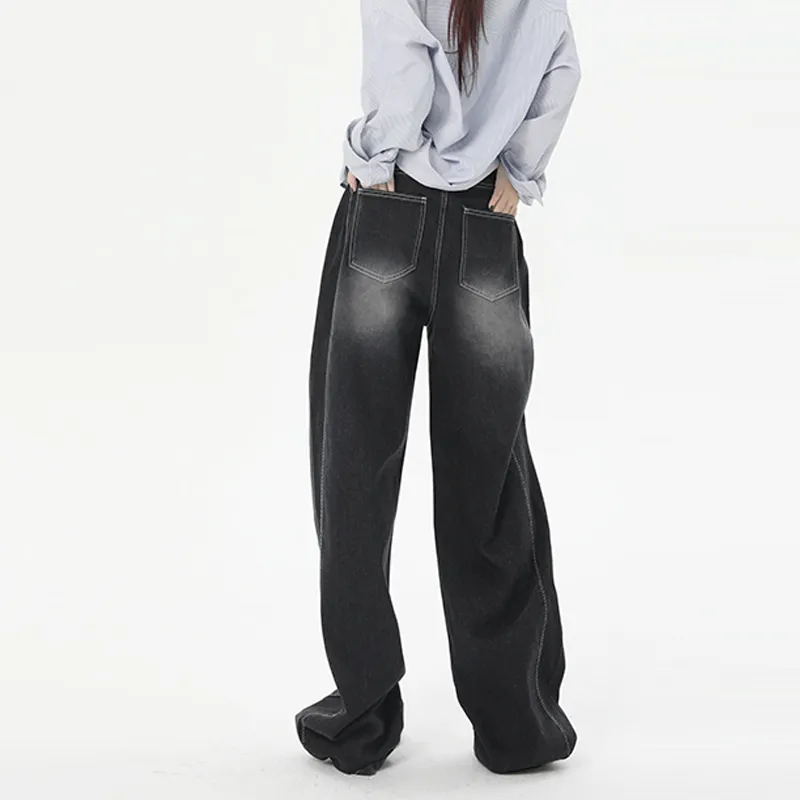 HAPG Jeans Women's Black Gray Color-4