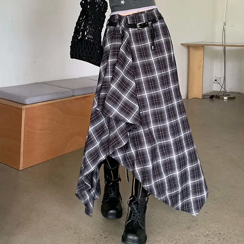 HAPG Casual Long Skirts Women's Black Shopping Bag-1