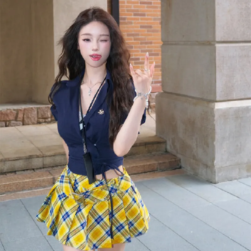 HAPG Two Piece Skirt Sets Women's-4