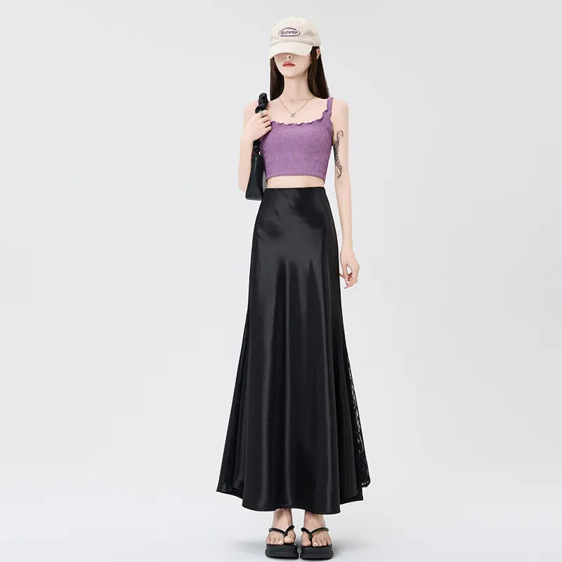 HAPG Casual Long Skirts Women's-5