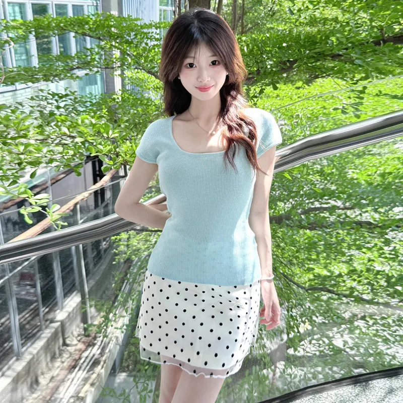 HAPG Two Piece Skirt Sets Women's-3