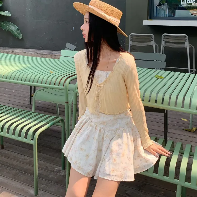 HAPG Two Piece Skirt Sets Women's-4