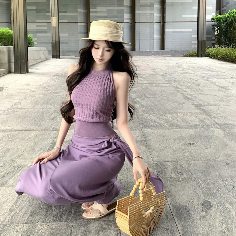 HAPG Two Piece Skirt Sets Women's-4