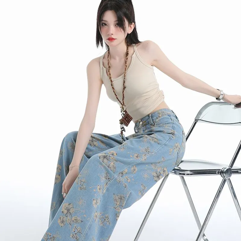 HAPG Jeans Women's Blue Pants Shopping Bag-2