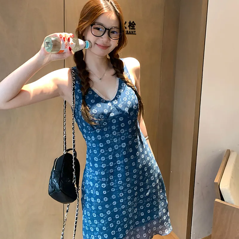 HAPG Sleeveless Dresses Women's-3