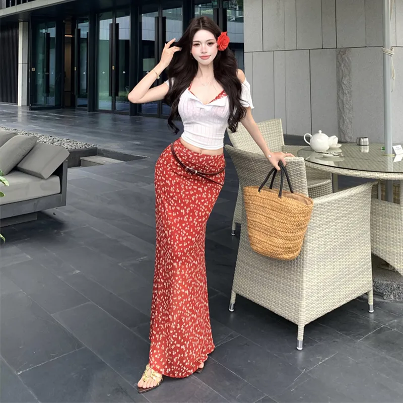HAPG Two Piece Skirt Sets Women's-2
