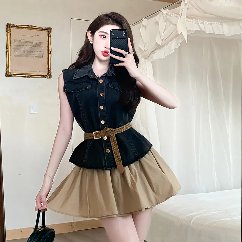 HAPG Two Piece Skirt Sets Women's-6
