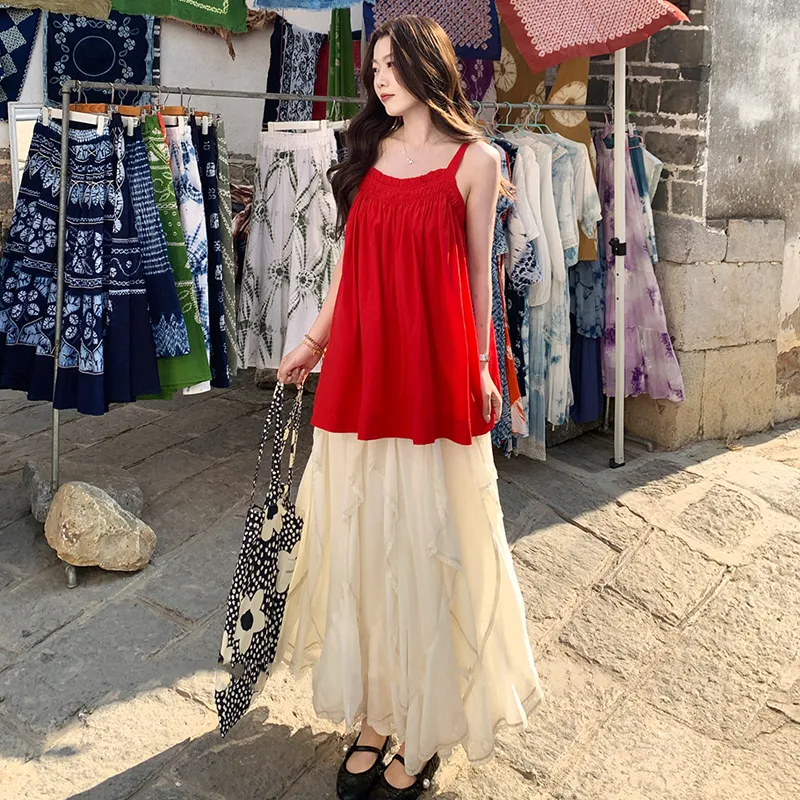 HAPG Two Piece Skirt Sets Women's-5