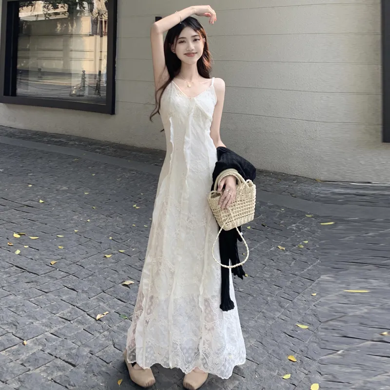 HAPG Slip Dress Women's Apricot Dress-6