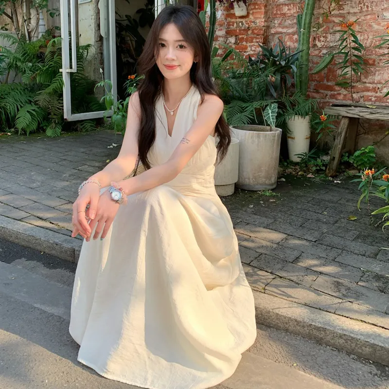 HAPG Sleeveless Dresses Women's-5