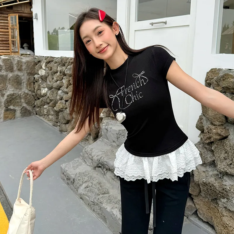 HAPG T Shirts Women's Black-3