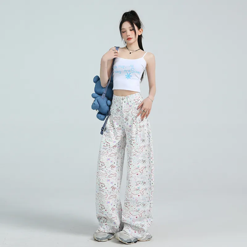 HAPG Casual Pants Women's White-4