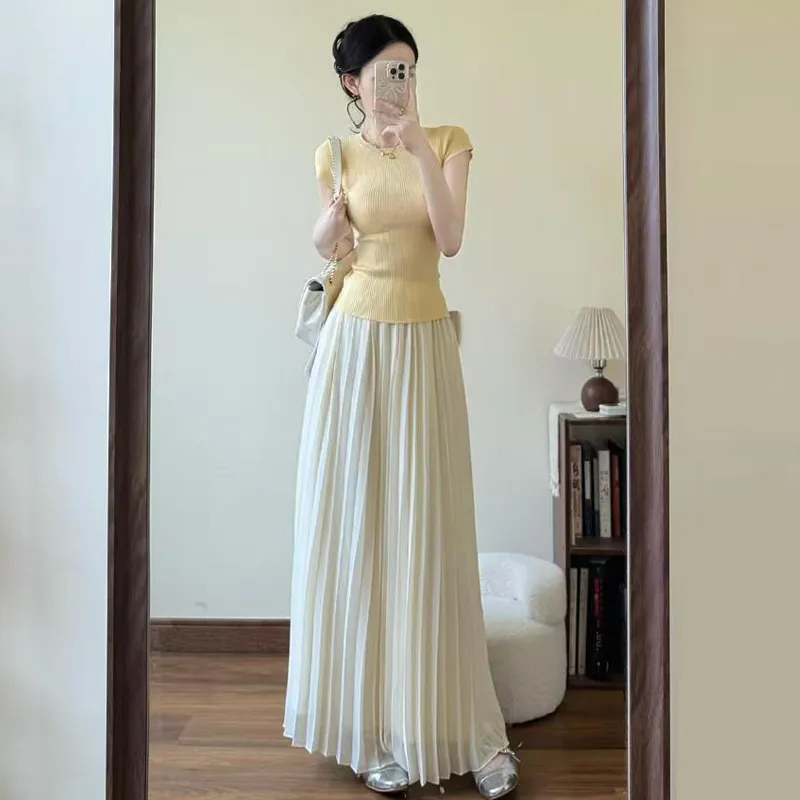 HAPG Two Piece Skirt Sets Women's-3