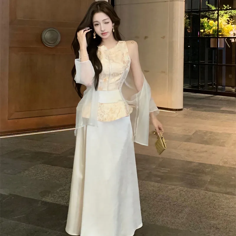 HAPG Two Piece Skirt Sets Women's-4