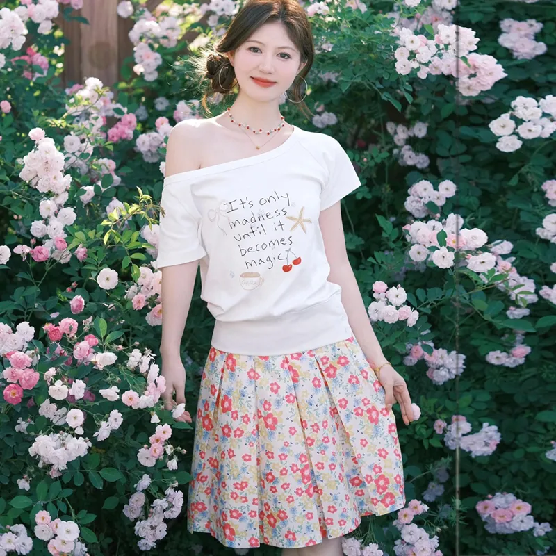 HAPG Two Piece Skirt Sets Women's-3