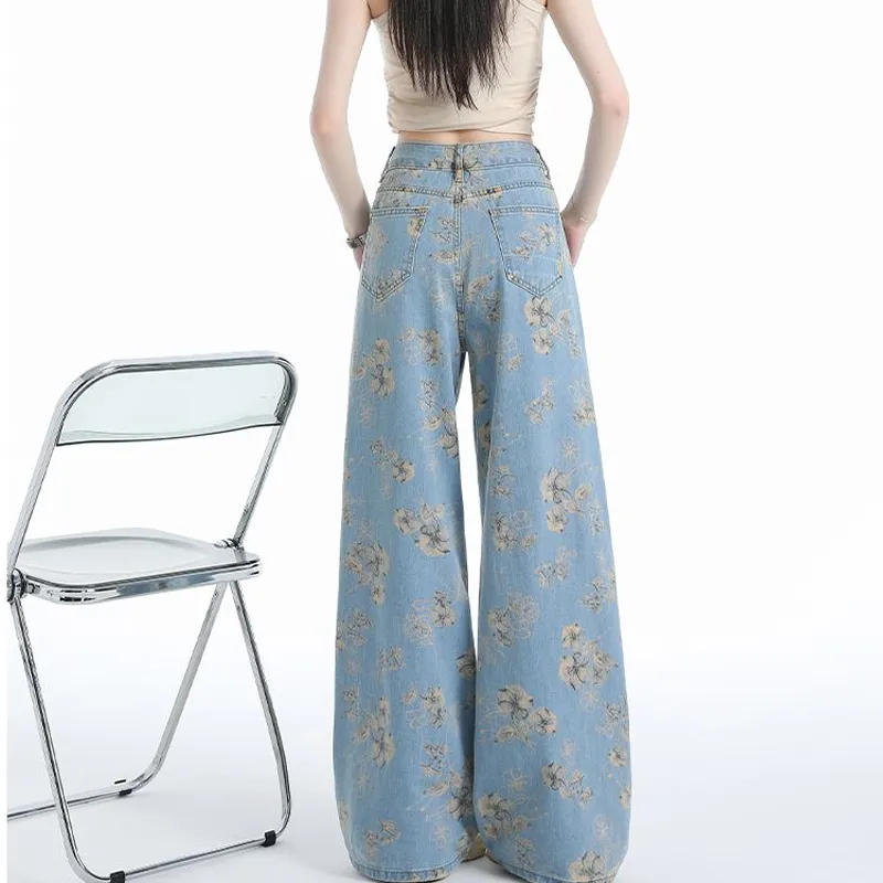 HAPG Jeans Women's Blue Pants Shopping Bag-5