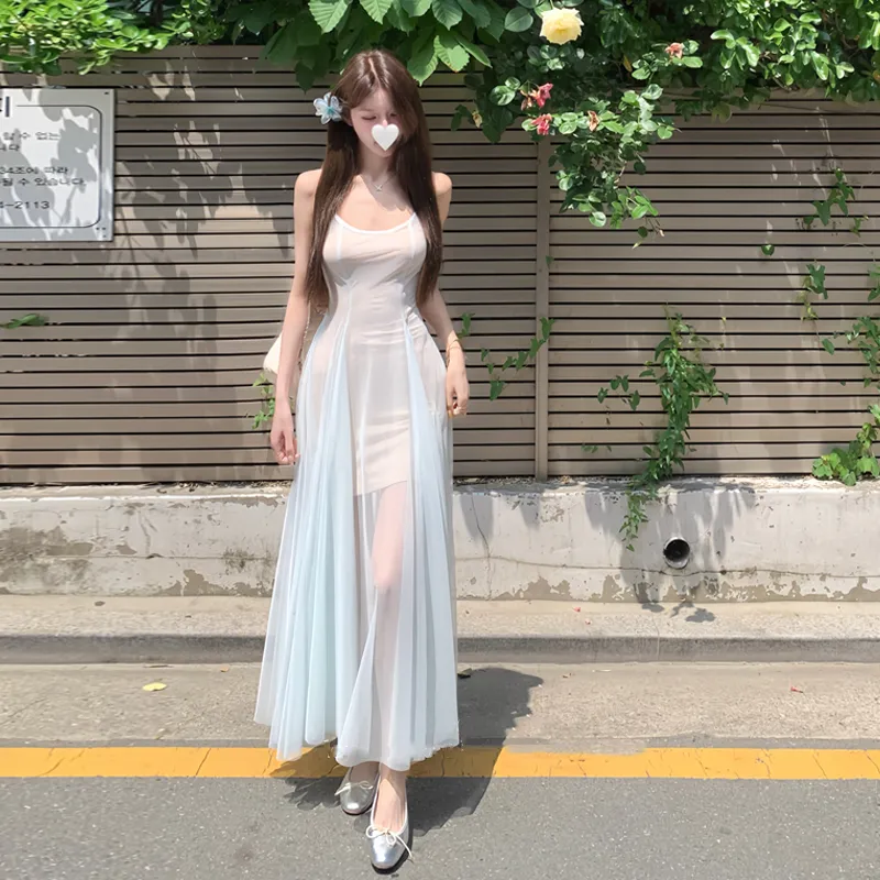 HAPG Skirt Set Women's Light Blue-2