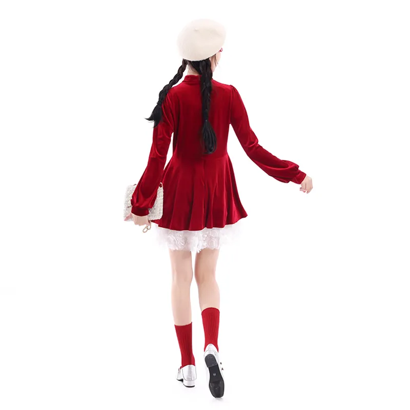 HAPG Long-Sleeved Dresses Women's-5