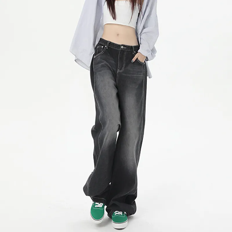 HAPG Jeans Women's Black Gray Color-2