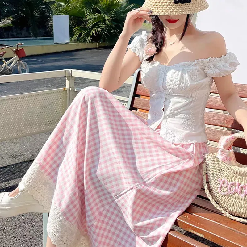 HAPG Casual Long Skirts Women's-3