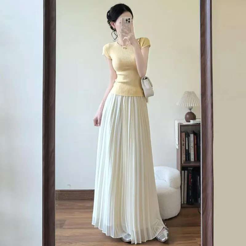 HAPG Two Piece Skirt Sets Women's-5