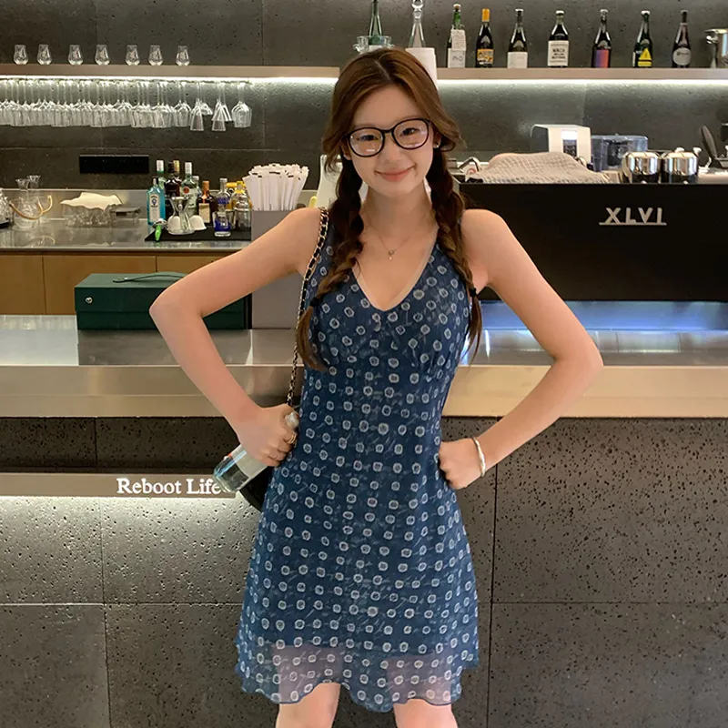 HAPG Sleeveless Dresses Women's-4