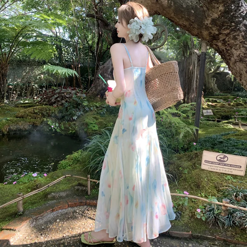 HAPG Slip Dresses Women's Aqua Green Shopping Bag-6