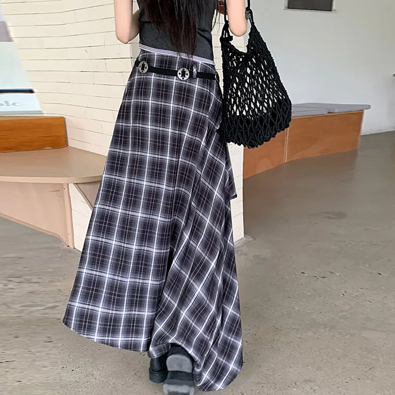 HAPG Casual Long Skirts Women's Black Shopping Bag-4