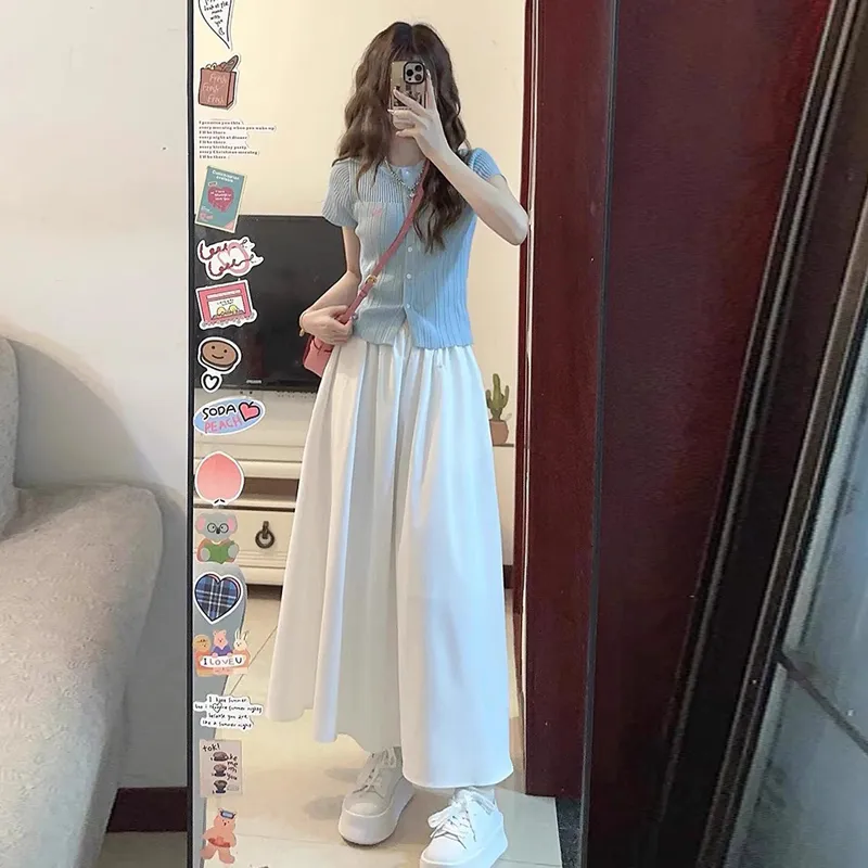 HAPG Two Piece Skirt Sets Women's-4