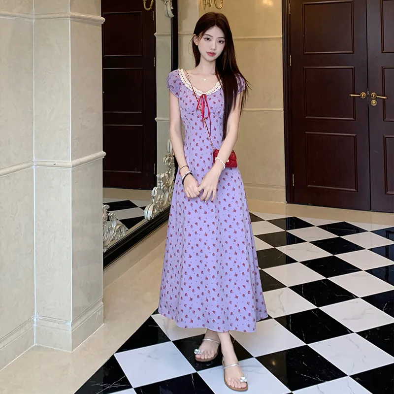 HAPG Short Sleeved Dress Women's Multicolor-5