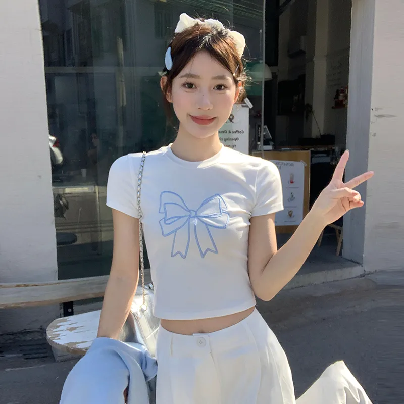 HAPG T Shirts Women's White-2