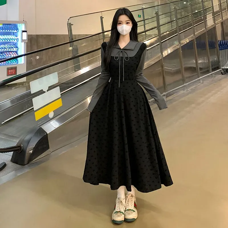 HAPG Long-Sleeved Dresses Women's-6