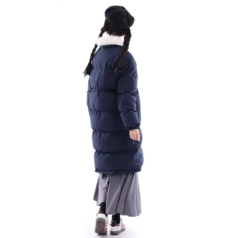 HAPG Puffer Jackets Women's Navy Blue-2