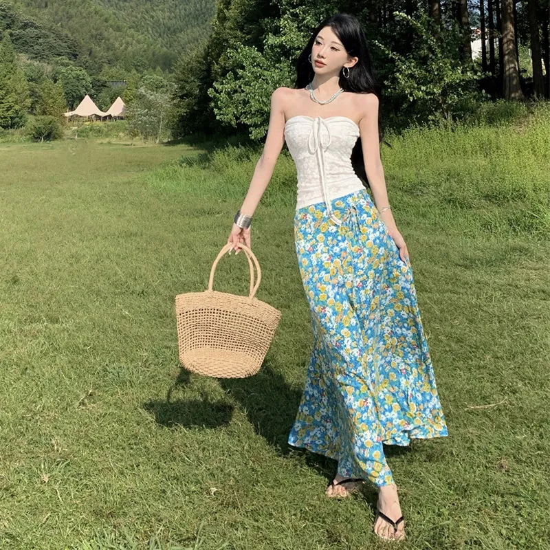 HAPG Two Piece Skirt Sets Women's-3