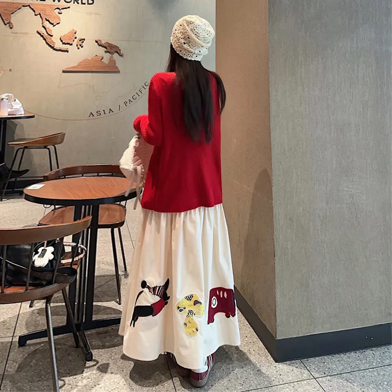 HAPG Two Piece Skirt Sets Women's-1