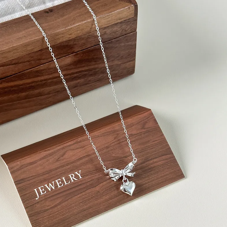 YQ Girls S925 Sterling Silver Necklaces Women's-2