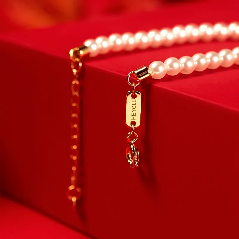 HUIYU Gold Plated Bracelets Unisex Gold-10